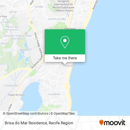 Brisa do Mar Residence map