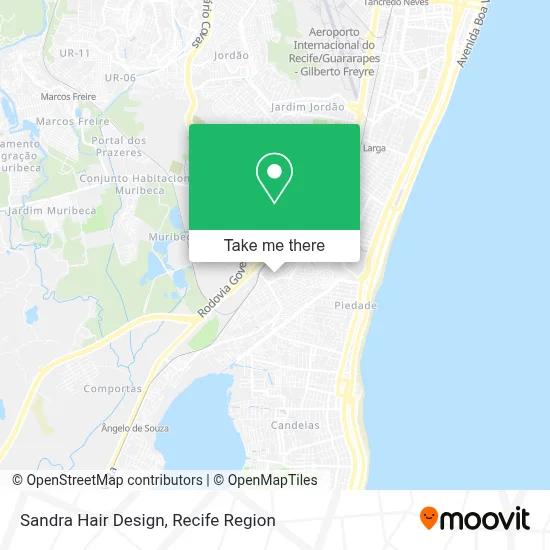 Sandra Hair Design map