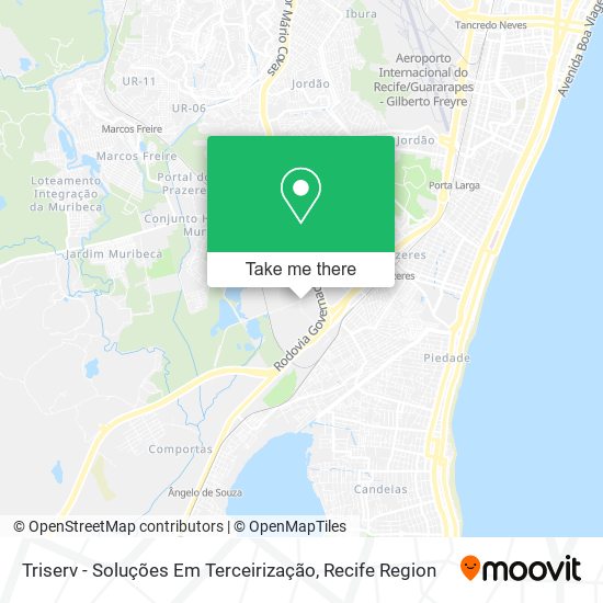 Triserv - Soluções Em Terceirização map