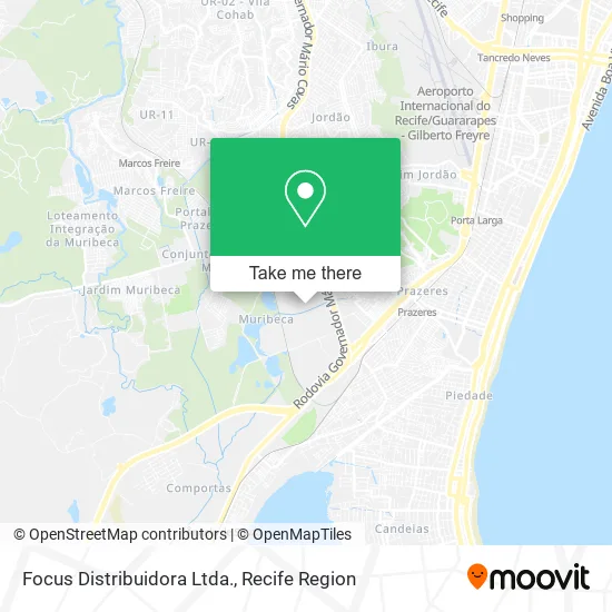 Focus Distribuidora Ltda. map