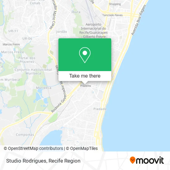 Studio Rodrigues map