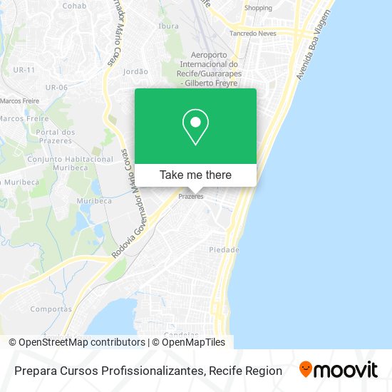 Prepara Cursos Profissionalizantes map
