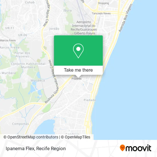 Ipanema Flex map