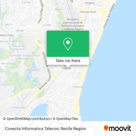 Conecta Informatica Telecon map