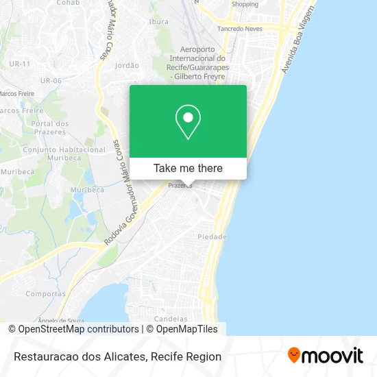 Restauracao dos Alicates map
