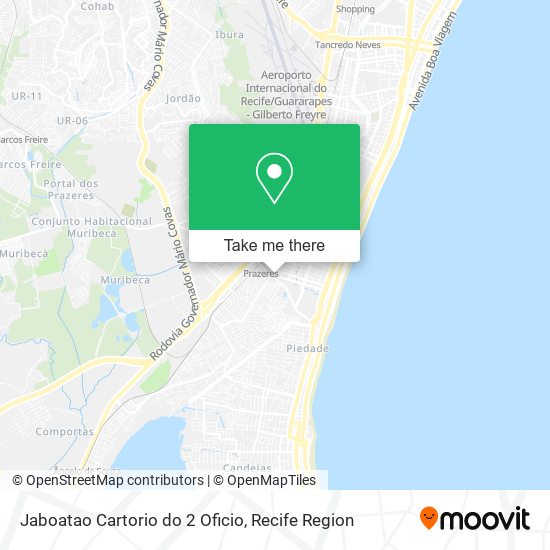 Jaboatao Cartorio do 2 Oficio map