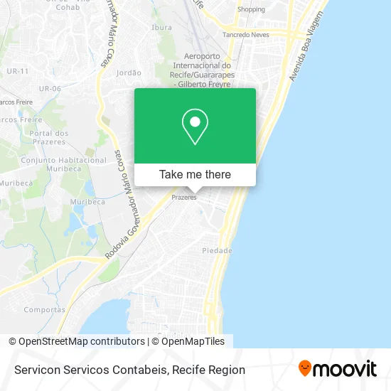 Servicon Servicos Contabeis map