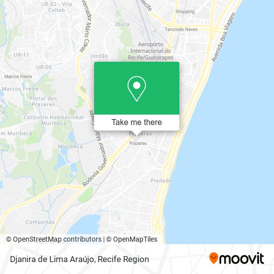 Djanira de Lima Araújo map