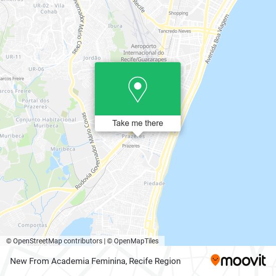 New From Academia Feminina map