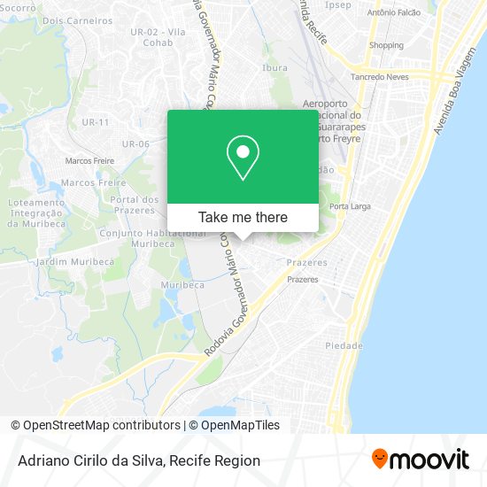 Adriano Cirilo da Silva map