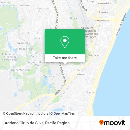 Adriano Cirilo da Silva map