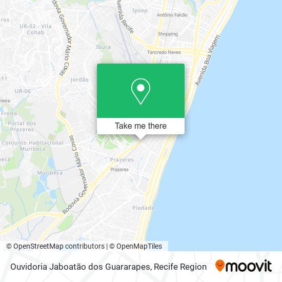 Ouvidoria Jaboatão dos Guararapes map