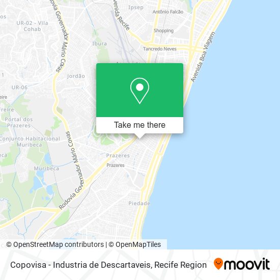Copovisa - Industria de Descartaveis map