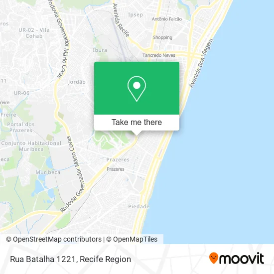 Rua Batalha 1221 map