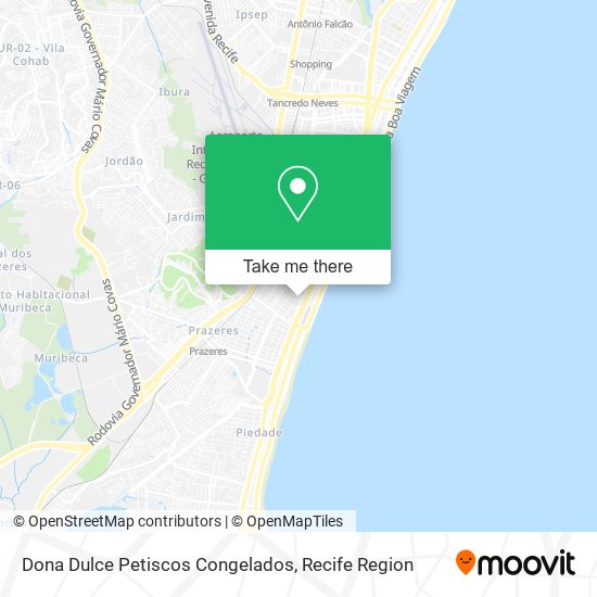 Dona Dulce Petiscos Congelados map
