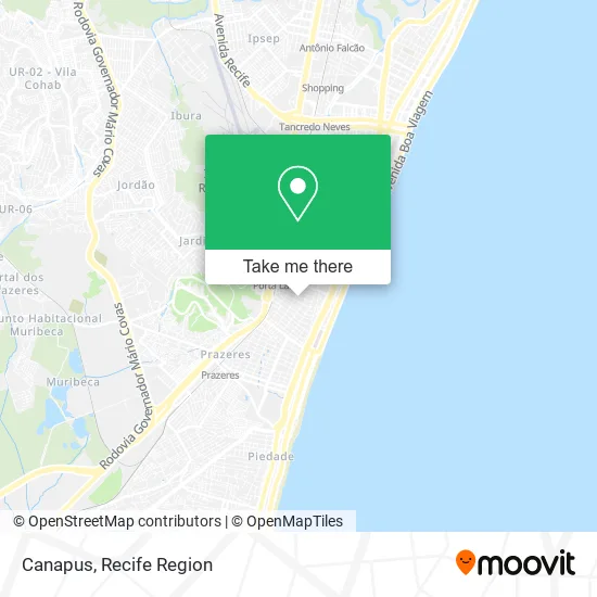 Canapus map
