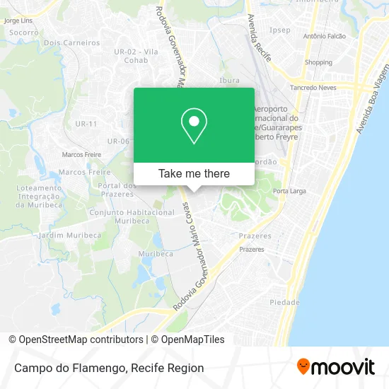 Campo do Flamengo map