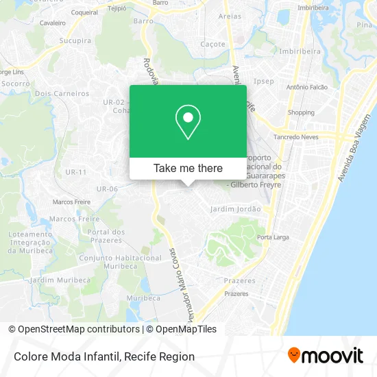 Colore Moda Infantil map