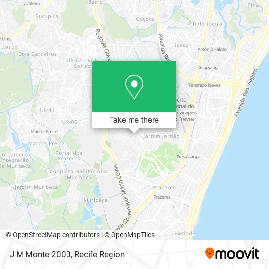 J M Monte 2000 map