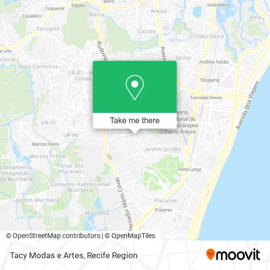 Tacy Modas e Artes map