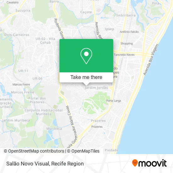 Salão Novo Visual map