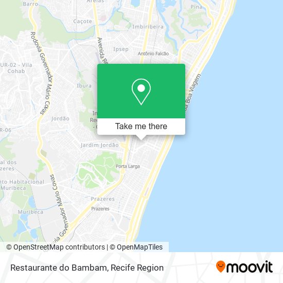 Mapa Restaurante do Bambam