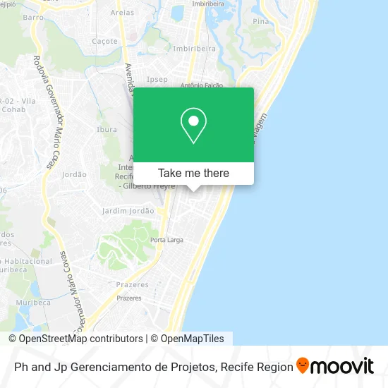 Ph and Jp Gerenciamento de Projetos map