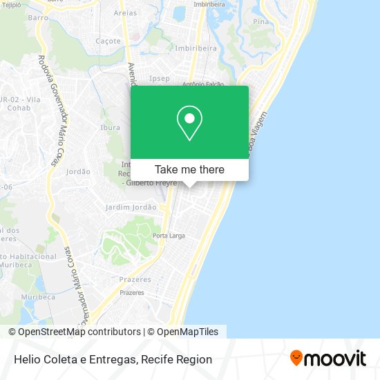 Helio Coleta e Entregas map