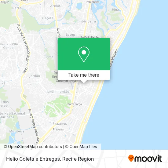 Helio Coleta e Entregas map