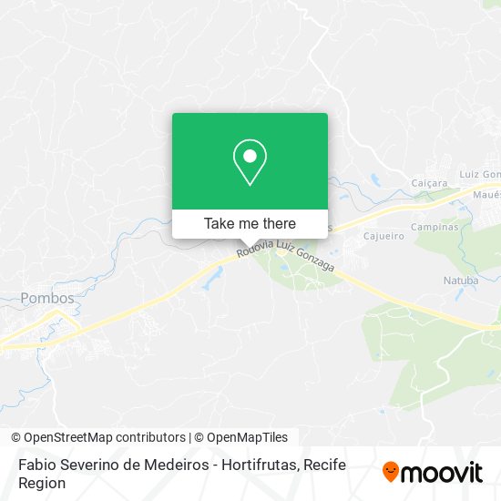 Fabio Severino de Medeiros - Hortifrutas map