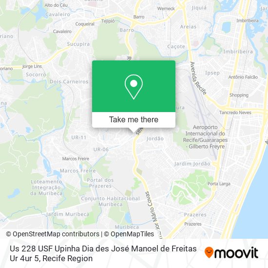 Mapa Us 228 USF Upinha Dia des José Manoel de Freitas Ur 4ur 5
