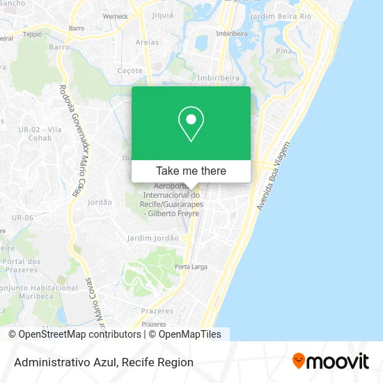 Administrativo Azul map