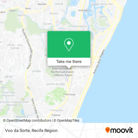 Voo da Sorte map
