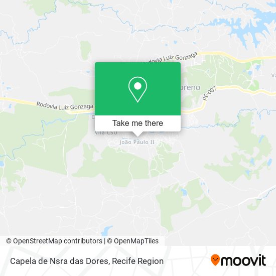 Capela de Nsra das Dores map
