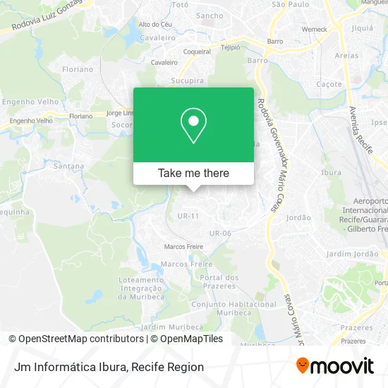 Jm Informática Ibura map