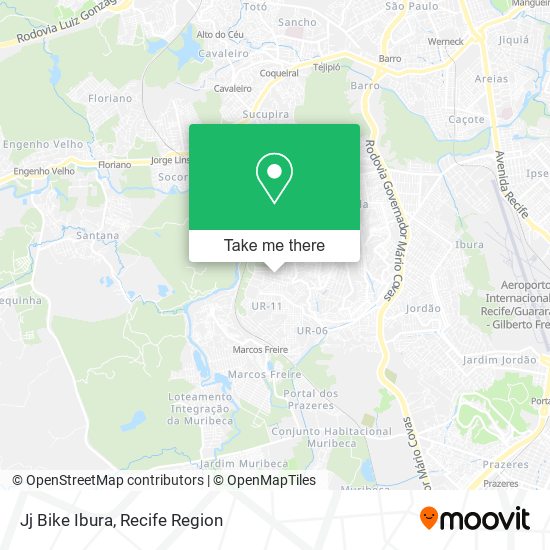 Jj Bike Ibura map