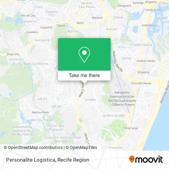 Personalite Logistica map