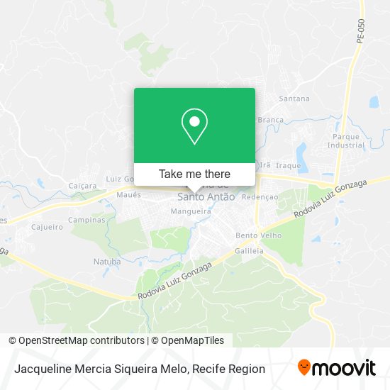 Jacqueline Mercia Siqueira Melo map