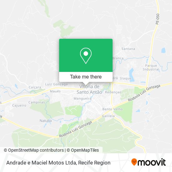 Andrade e Maciel Motos Ltda map