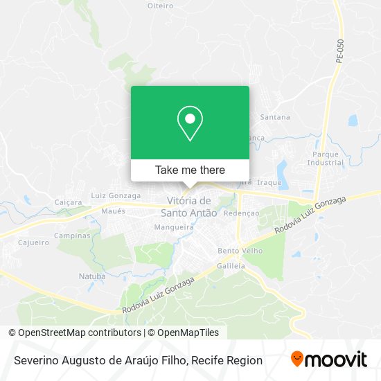 Severino Augusto de Araújo Filho map