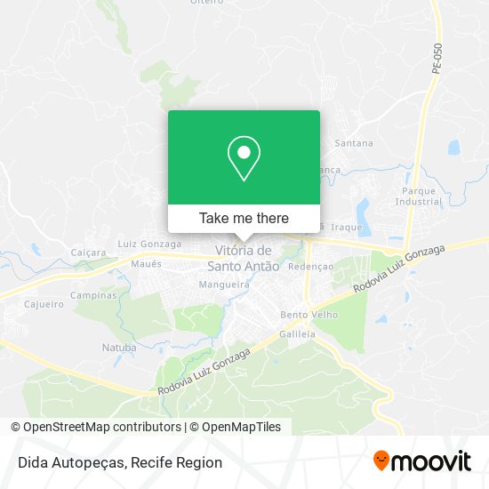 Dida Autopeças map