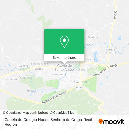 Capela do Colegio Nossa Senhora da Graça map