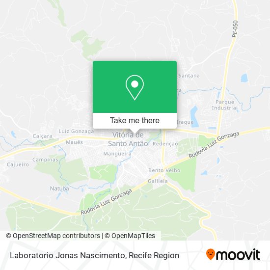 Laboratorio Jonas Nascimento map
