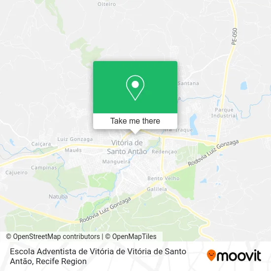 Escola Adventista de Vitória de Vitória de Santo Antão map