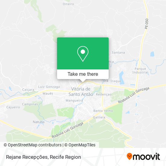 Rejane Recepções map