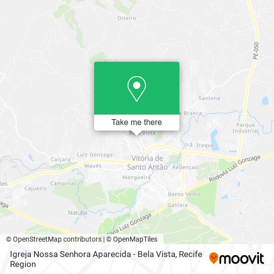 Igreja Nossa Senhora Aparecida - Bela Vista map
