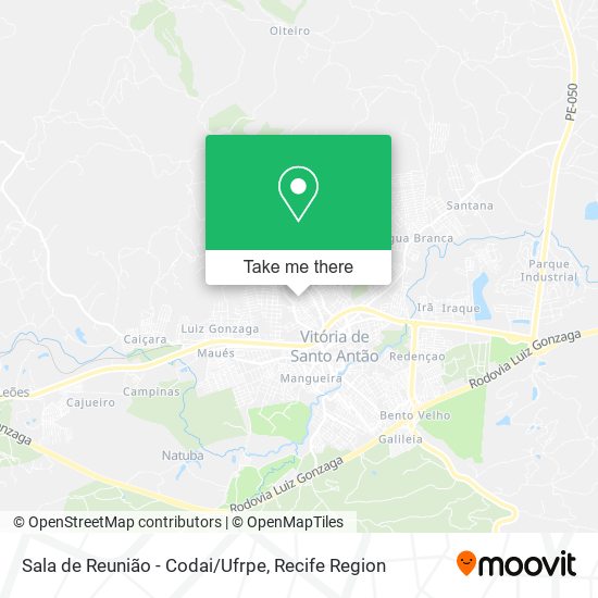 Sala de Reunião - Codai/Ufrpe map