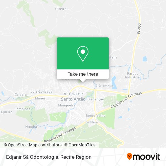 Edjanir Sá Odontologia map