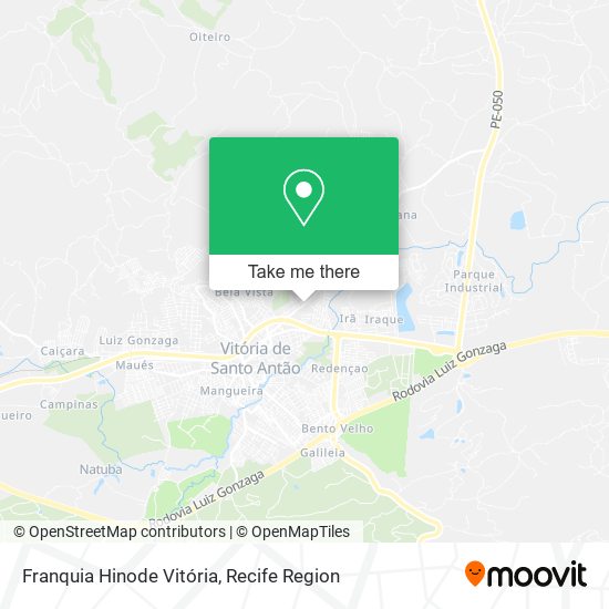 Franquia Hinode Vitória map