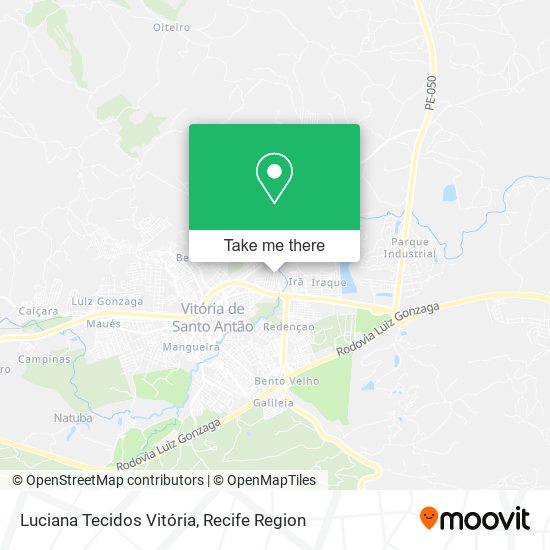 Luciana Tecidos Vitória map